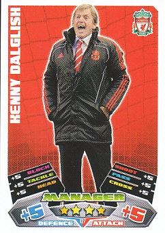 Kenny Dalglish Liverpool 2011/12 Topps Match Attax Manager #127